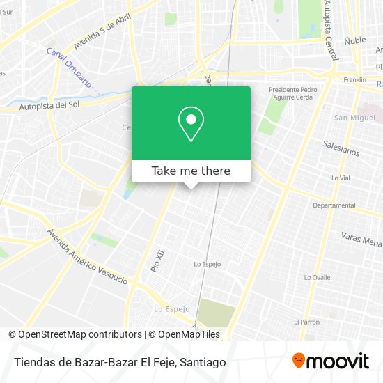 Tiendas de Bazar-Bazar El Feje map