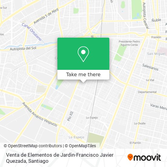 Venta de Elementos de Jardin-Francisco Javier Quezada map