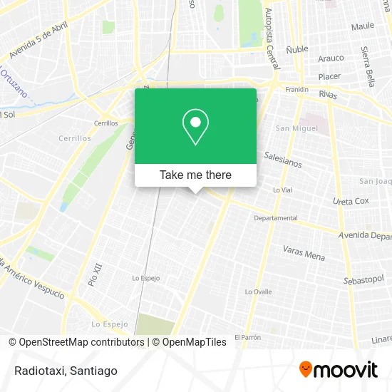 Radiotaxi map