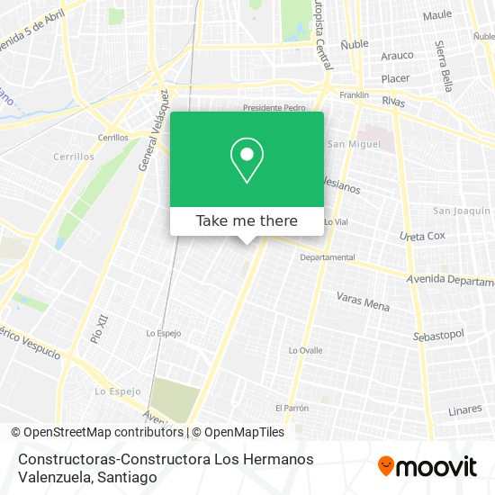 Constructoras-Constructora Los Hermanos Valenzuela map