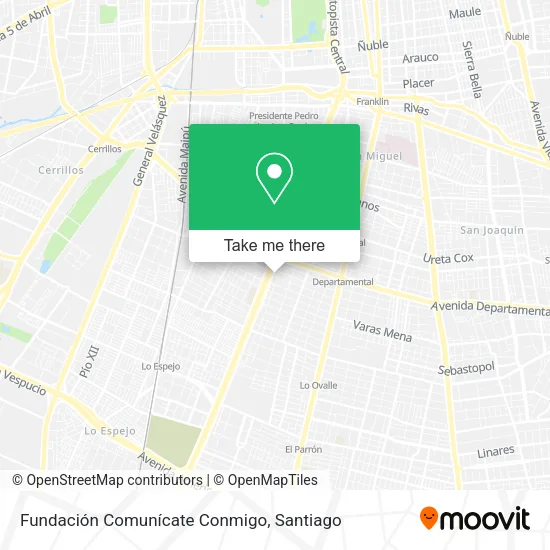 Fundación Comunícate Conmigo map