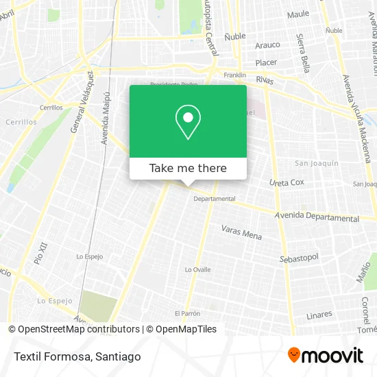 Textil Formosa map