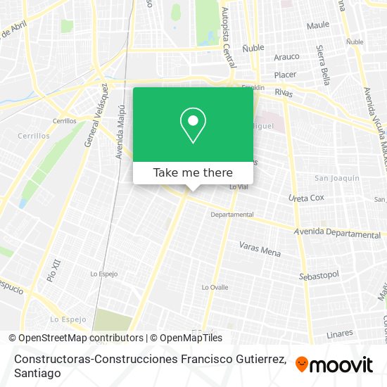 Constructoras-Construcciones Francisco Gutierrez map
