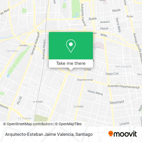 Arquitecto-Esteban Jaime Valencia map
