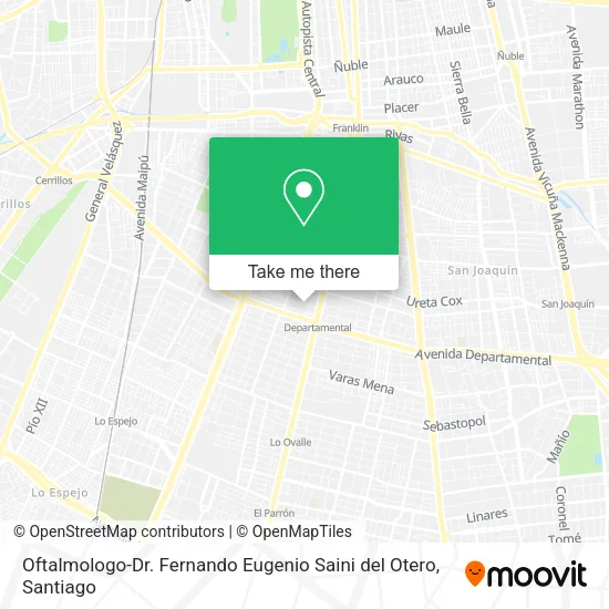 Oftalmologo-Dr. Fernando Eugenio Saini del Otero map