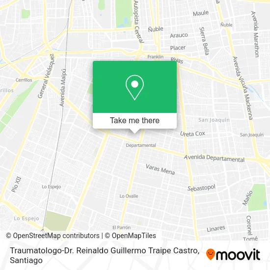 Traumatologo-Dr. Reinaldo Guillermo Traipe Castro map