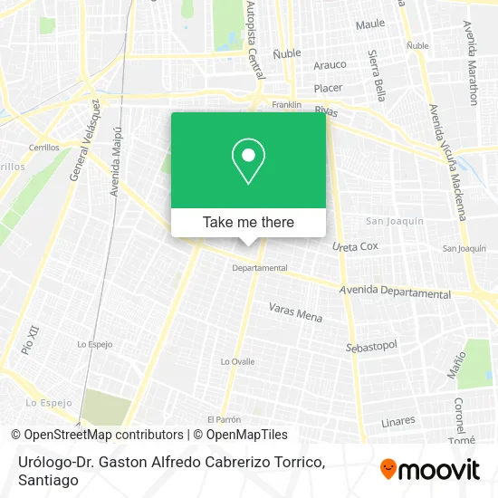 Urólogo-Dr. Gaston Alfredo Cabrerizo Torrico map