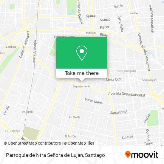 Mapa de Parroquia de Ntra Señora de Lujan