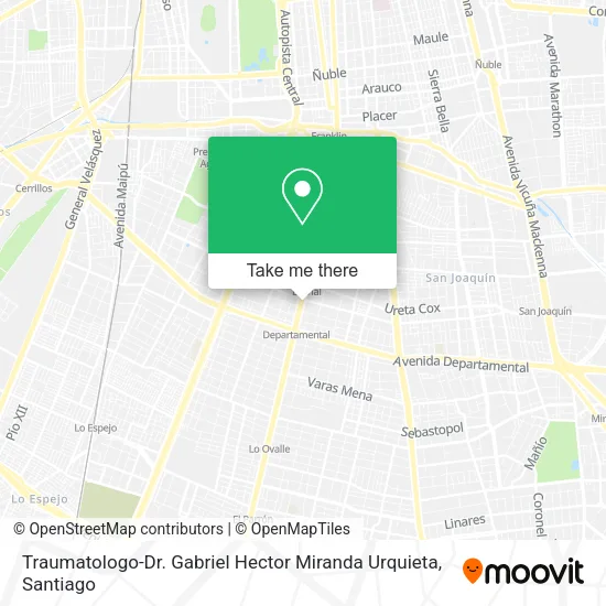 Traumatologo-Dr. Gabriel Hector Miranda Urquieta map
