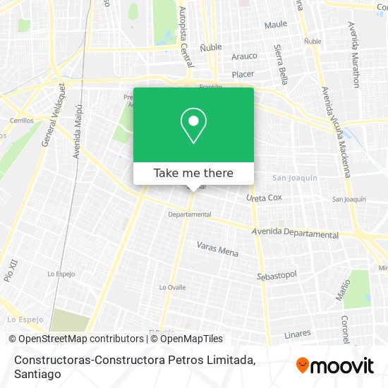 Constructoras-Constructora Petros Limitada map