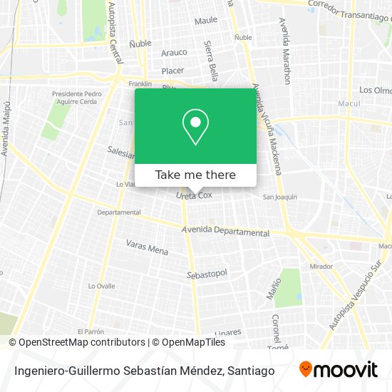 Ingeniero-Guillermo Sebastían Méndez map