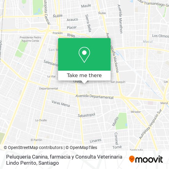 Peluquería Canina, farmacia y Consulta Veterinaria Lindo Perrito map