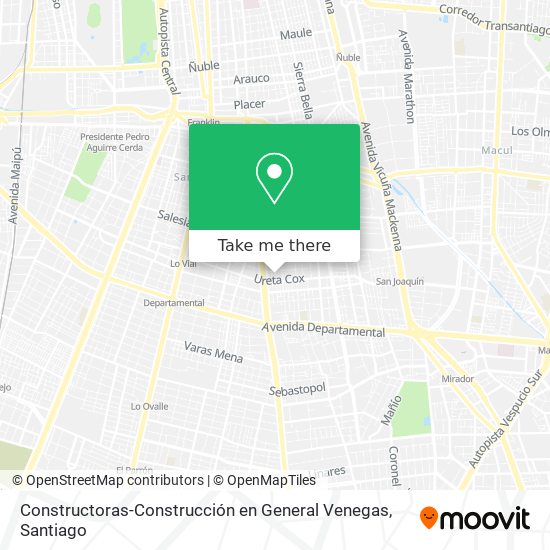 Constructoras-Construcción en General Venegas map
