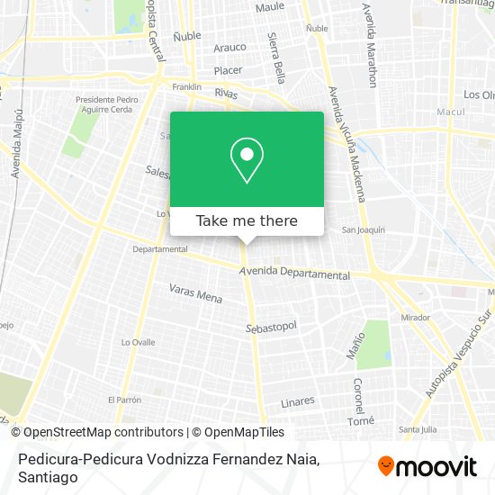 Pedicura-Pedicura Vodnizza Fernandez Naia map