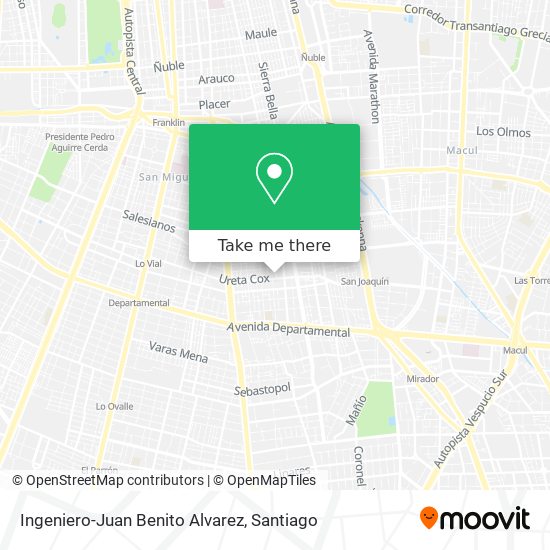 Ingeniero-Juan Benito Alvarez map