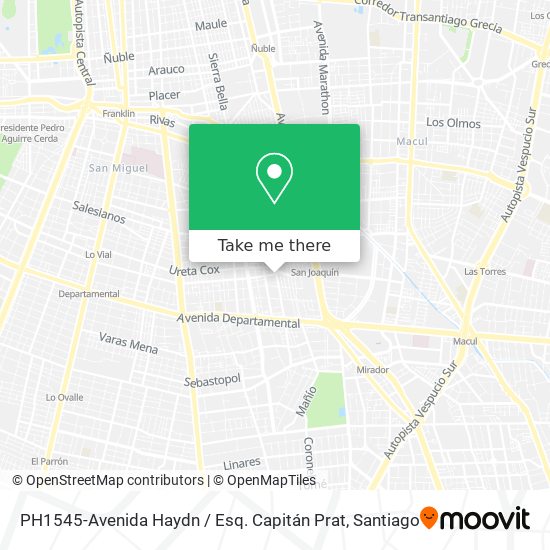 PH1545-Avenida Haydn / Esq. Capitán Prat map