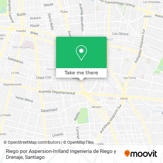 Riego por Aspersion-Irriland Ingenieria de Riego y Drenaje map