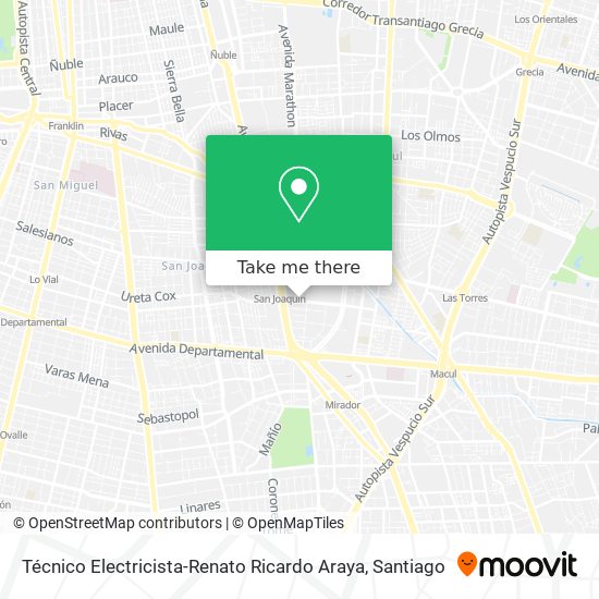 Mapa de Técnico Electricista-Renato Ricardo Araya