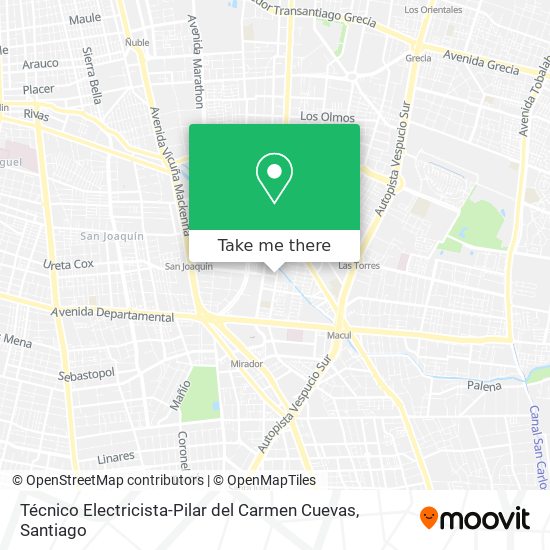 Técnico Electricista-Pilar del Carmen Cuevas map