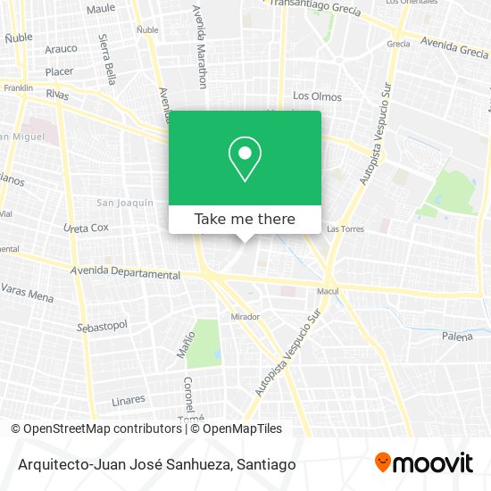 Mapa de Arquitecto-Juan José Sanhueza