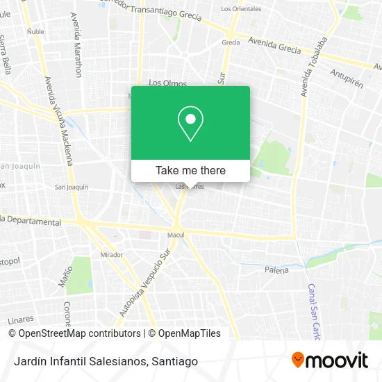 Jardín Infantil Salesianos map