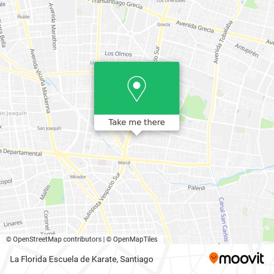La Florida Escuela de Karate map