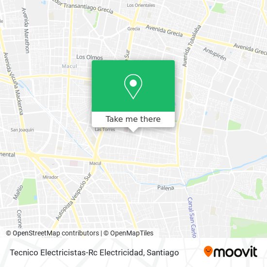 Tecnico Electricistas-Rc Electricidad map