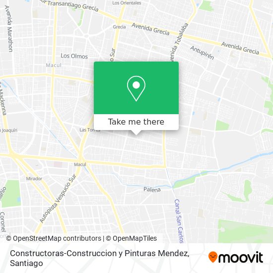 Constructoras-Construccion y Pinturas Mendez map