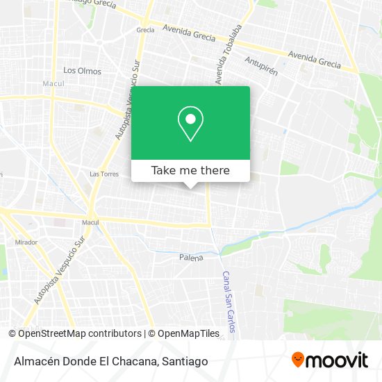 Almacén Donde El Chacana map