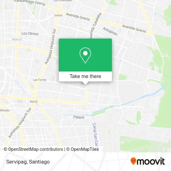 Servipag map