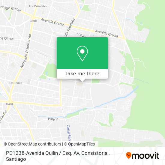 PD1238-Avenida Quilín / Esq. Av. Consistorial map