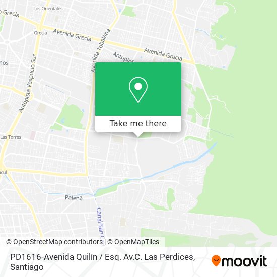 PD1616-Avenida Quilín / Esq. Av.C. Las Perdices map