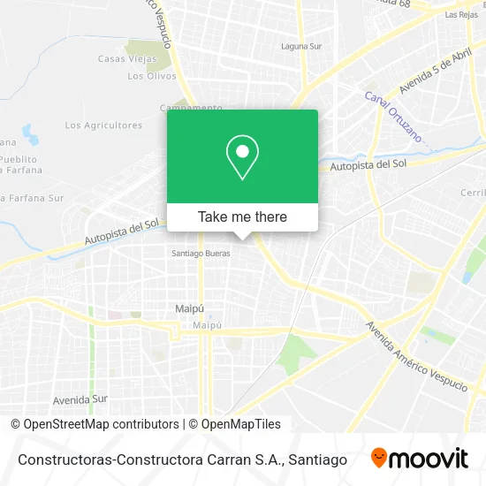 Constructoras-Constructora Carran S.A. map