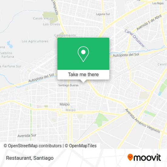 Restaurant map