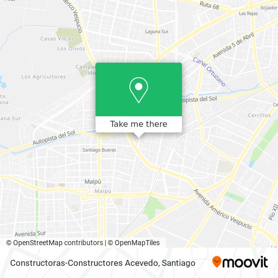 Constructoras-Constructores Acevedo map
