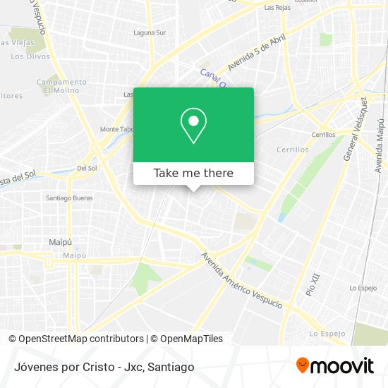 Jóvenes por Cristo - Jxc map