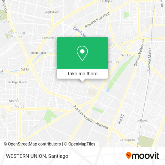 WESTERN UNION map