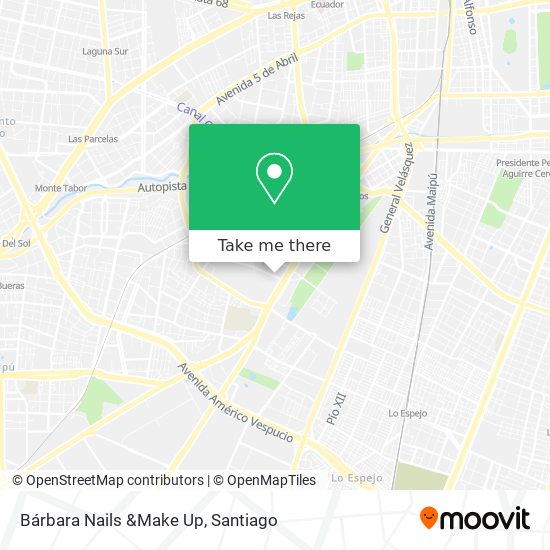 Bárbara Nails &Make Up map