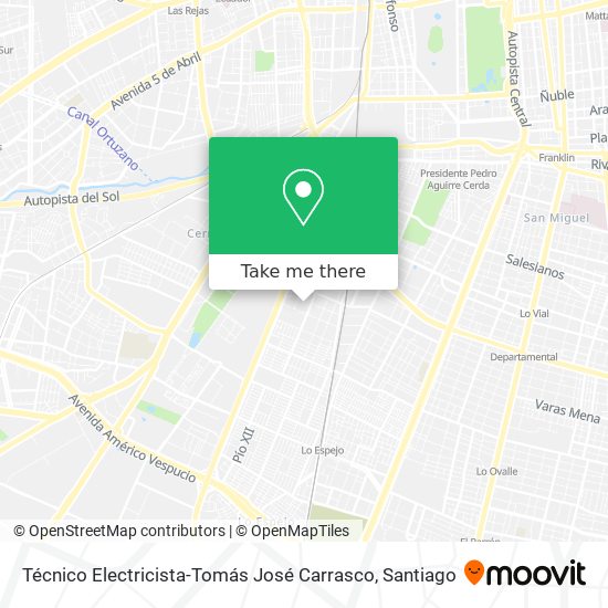 Técnico Electricista-Tomás José Carrasco map