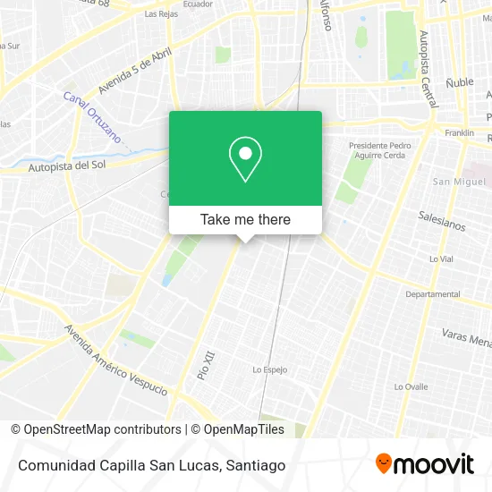 Comunidad Capilla San Lucas map