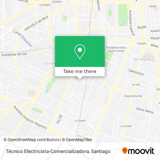 Técnico Electricista-Comercializadora map