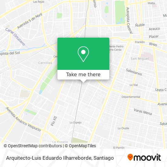 Arquitecto-Luis Eduardo Ilharreborde map