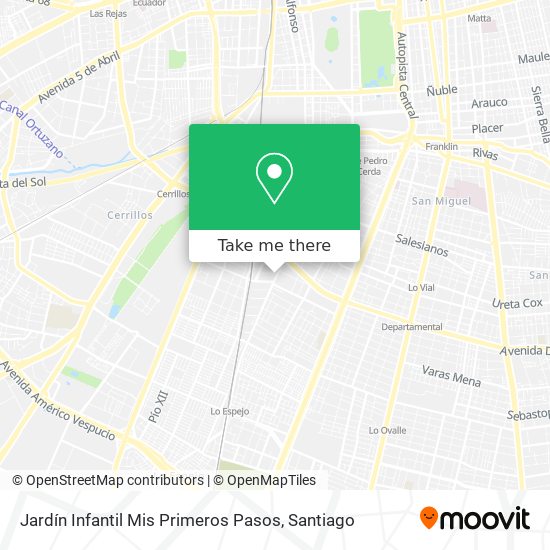 Jardín Infantil Mis Primeros Pasos map