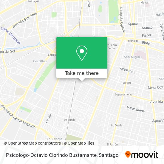 Psicologo-Octavio Clorindo Bustamante map