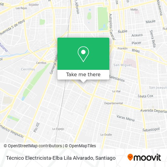 Técnico Electricista-Elba Lila Alvarado map