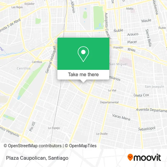 Plaza Caupolican map
