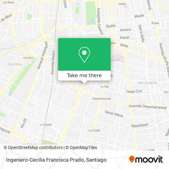 Ingeniero-Cecilia Francisca Prado map