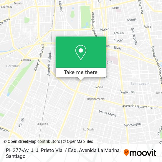 Mapa de PH277-Av. J. J. Prieto Vial / Esq. Avenida La Marina