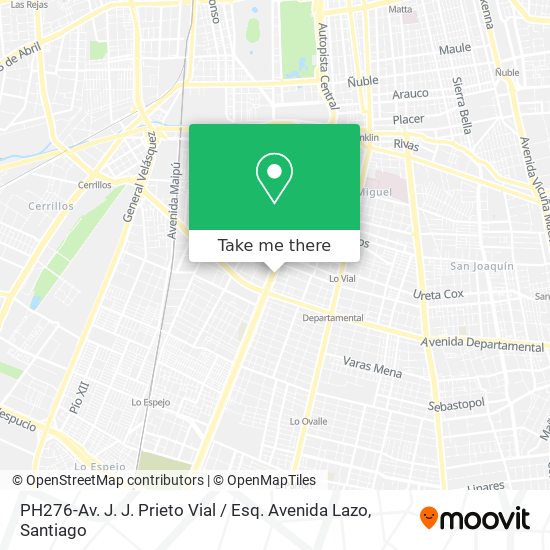 PH276-Av. J. J. Prieto Vial / Esq. Avenida Lazo map