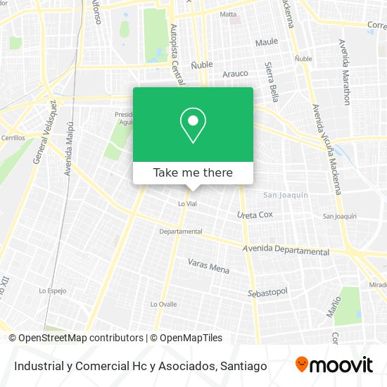 Industrial y Comercial Hc y Asociados map